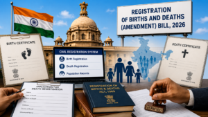 Registration of Births and Deaths Amendment Bill 2026 in India